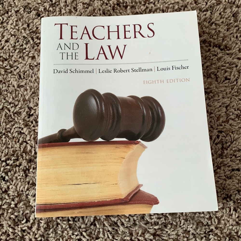 Teachers and the Law book